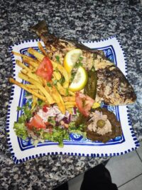 Assiette grillades Poisson